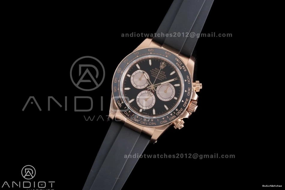 1:1 Sub-dial Edition RG VSF Sophisticated Marker 798 On Oyster-flex Best DD Gain Dial Stick Strap 126515 Black Weight Daytona 0826